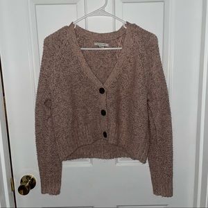 NWOT AEO Pink Sweater